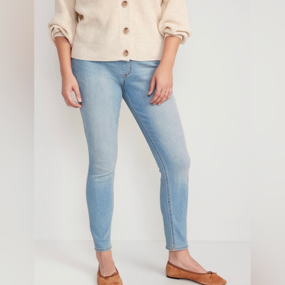 Old Navy size 16 short Mid-Rise Jeggings Adjustable Waist